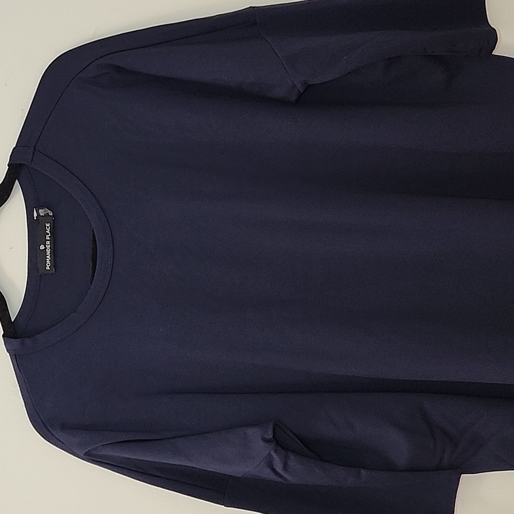 Pomander Place by Tuckernuck Navy Blue Sueshirt Dress S/XS - Picture 11 of 16